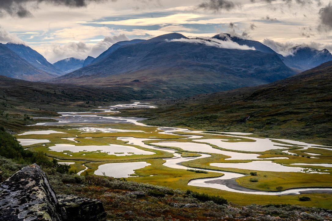 Park Narodowy Sarek — panorama doliny Rapadalen, wyprawa Śniegula Expeditions